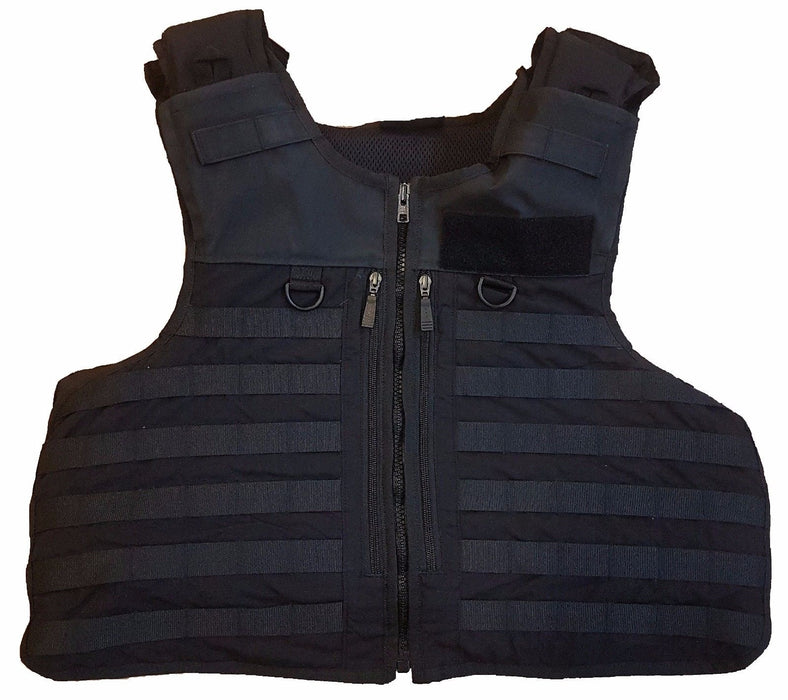 Stab Vest Hawk Black Overt Molle Body Armour Bullet Proof Grade C