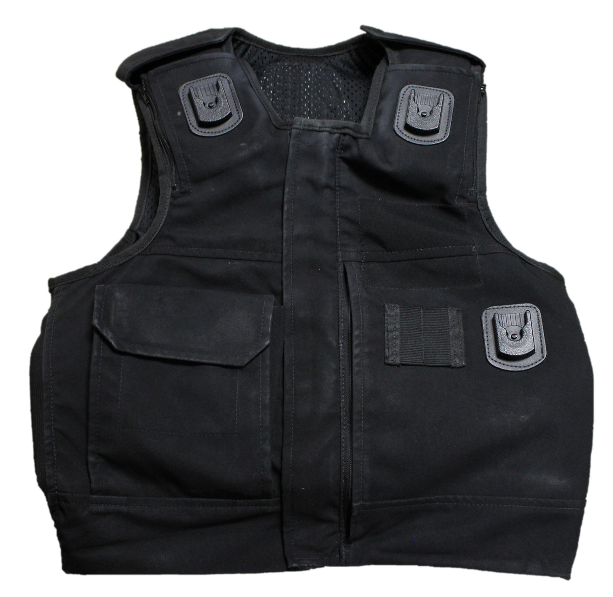 Aegis Stab Vest Body Armour Bullet Proof Black Overt Grade A — One Stop ...