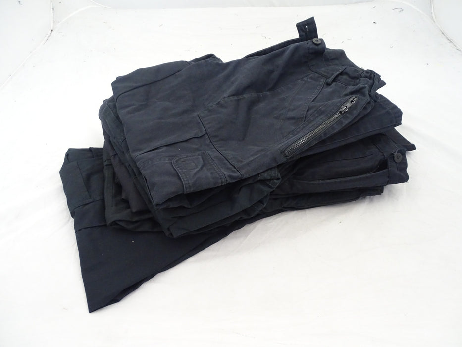 Joblot Wholesale 10 Black Tactical Cargo Trousers Mixed Genders & Sizes Grade B