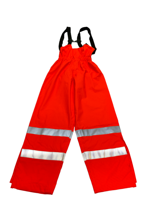 New Portwest Bizflame Hi Vis Antistatic FR Waterproof Trouser Orange PWHVT02N