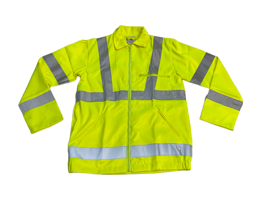 New Portwest EO40 Yellow Hi Vis Polycotton Jacket PWHVJ01N