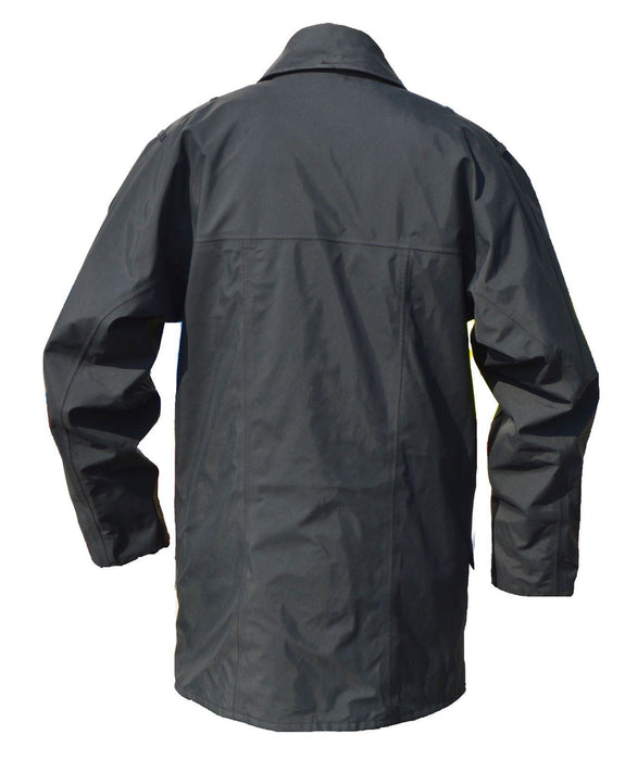 Ex Police Black 3/4 Goretex Waterproof Rain Coat Security BGC02A