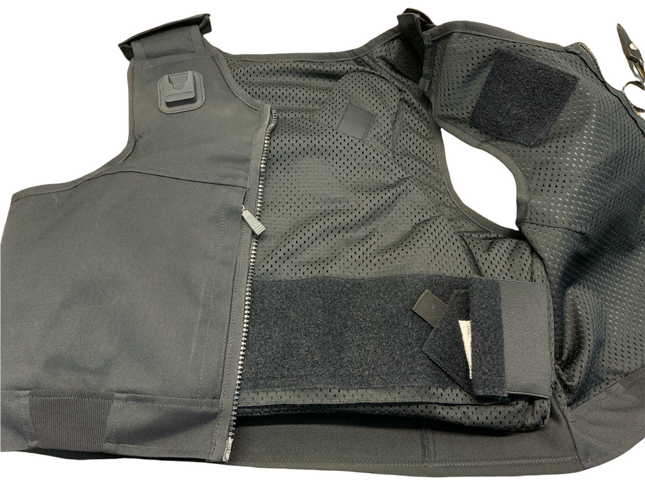 Hawk Body Armour Black Overt Bullet Proof Stab Vest Klickfast HA03A