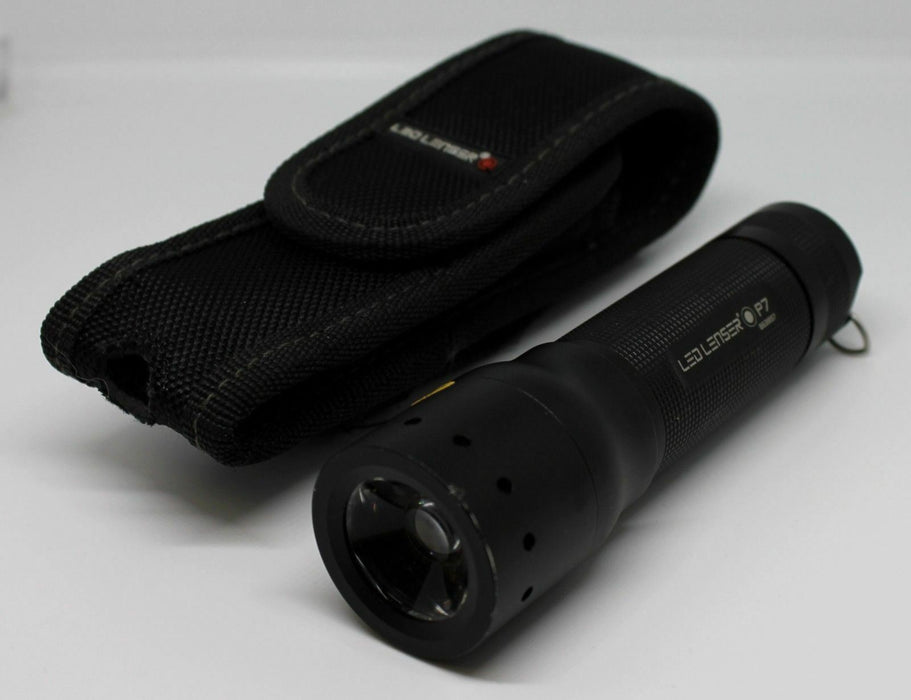 Ex Police Black LED Lenser P7  Torch Camping Hiking