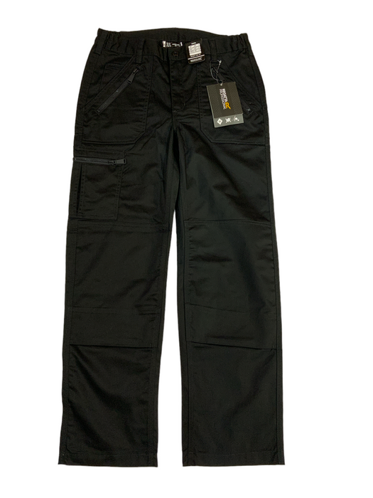 New Regatta Black Male Pro Action Trousers Walking Hiking REGTRS02N