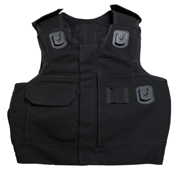 Aegis Hawk Black Overt Body Armour Bullet Proof Stab Vest HG1A KR1 AHA02AN