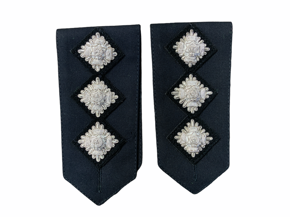 Chief Inspector Police Rank 3D Epaulettes Original Issue Grade A YR-BTNEPS3D