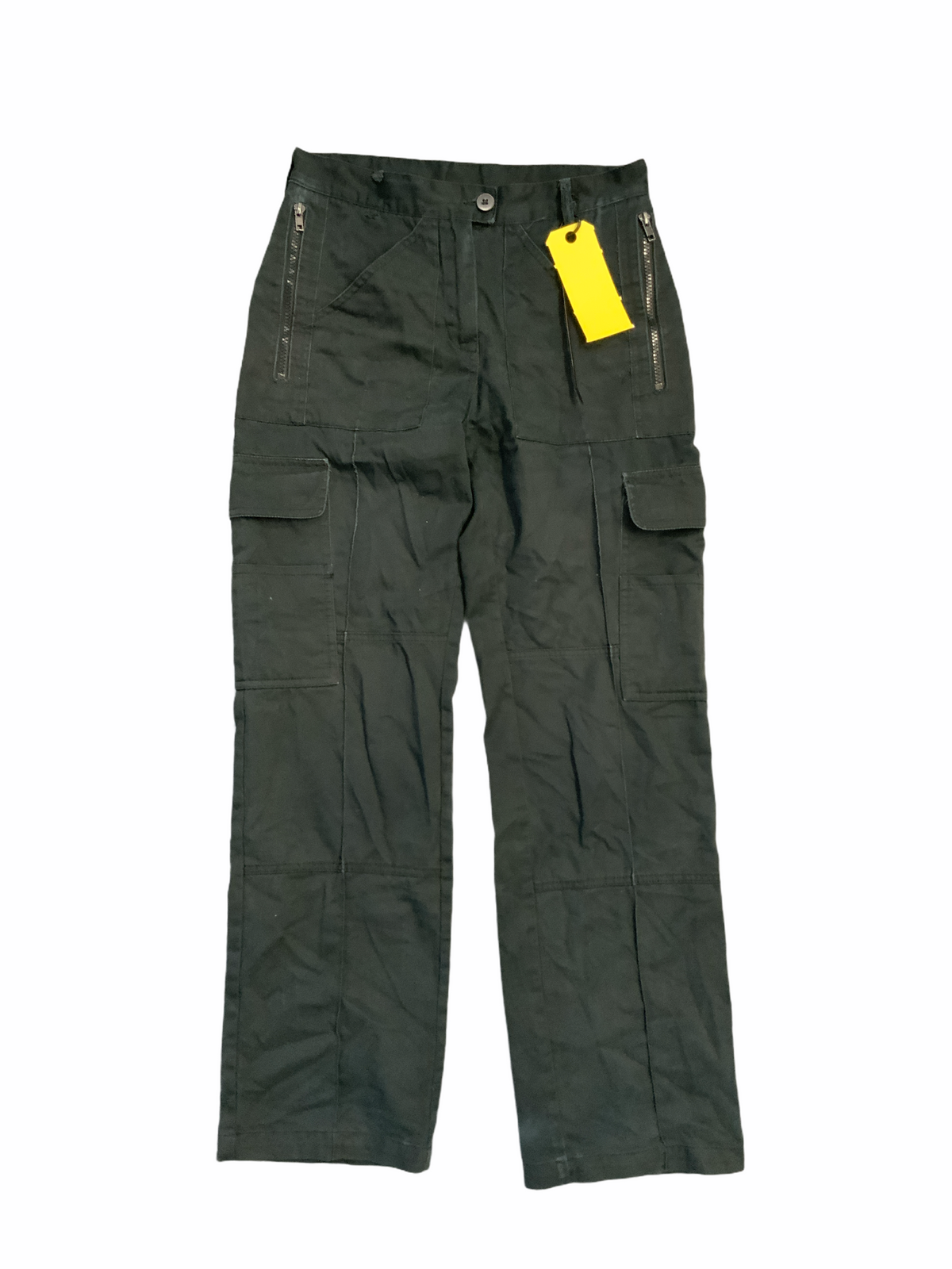 Womens Black Cargo Trousers D1UB  One Stop Cop Shop