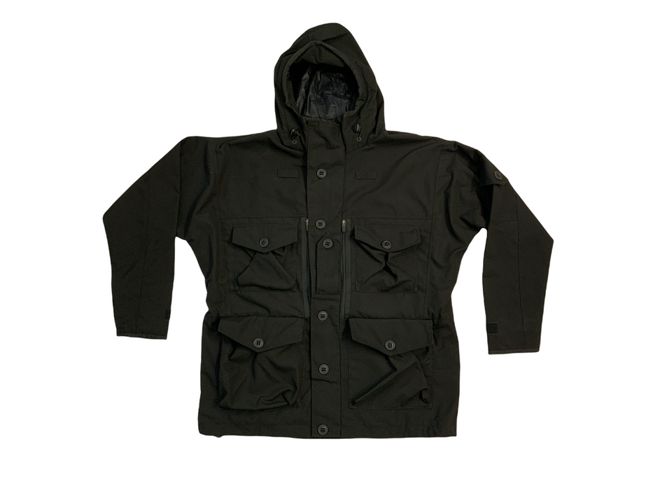 Kit Design Black Tactical Ripstop Waterproof Smock Coat Jacket KSC01N