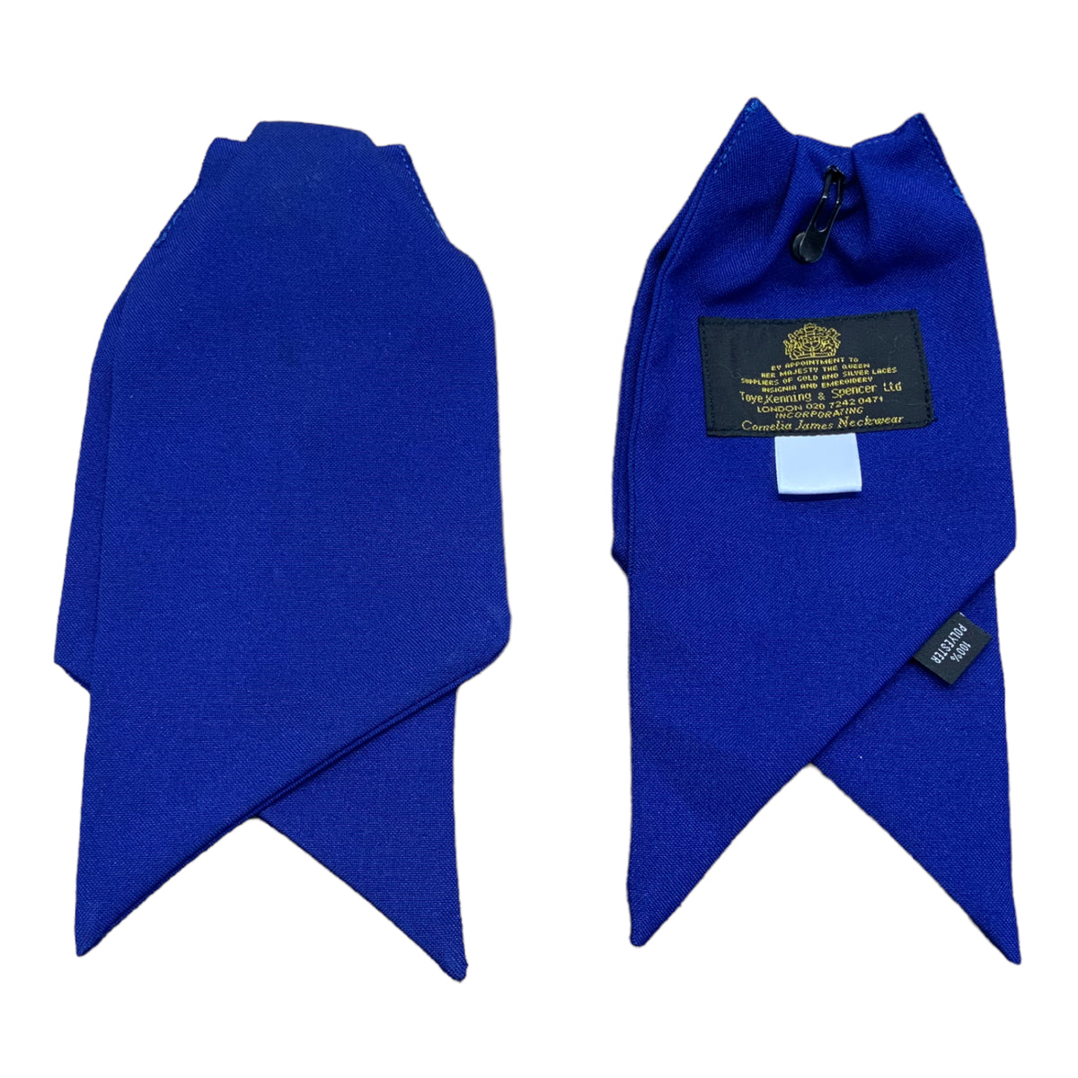 Toys Kenning & Spencer Clip-on Royal Blue Cravat Genuine British WPC O ...