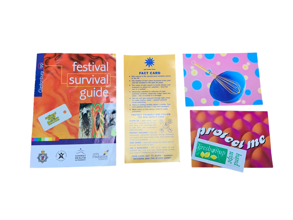 Glastonbury 99 Festival Survival Guide 1999 - New in Bag