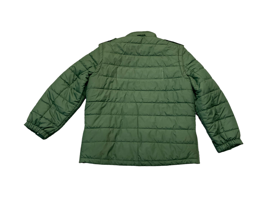 Quilted Gilet Green Ambulance NHS Waterproof Removable Sleeves GPC02A