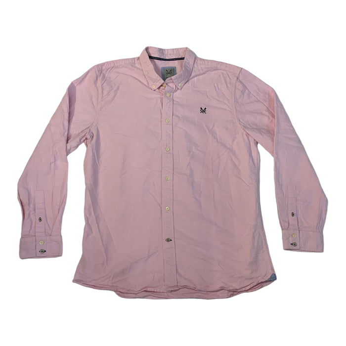 Crew Clothing Co. Pink Long Sleeve Shirt - 2XLarge