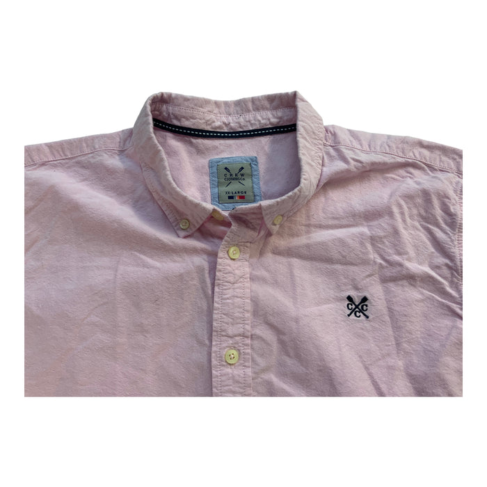 Crew Clothing Co. Pink Long Sleeve Shirt - 2XLarge