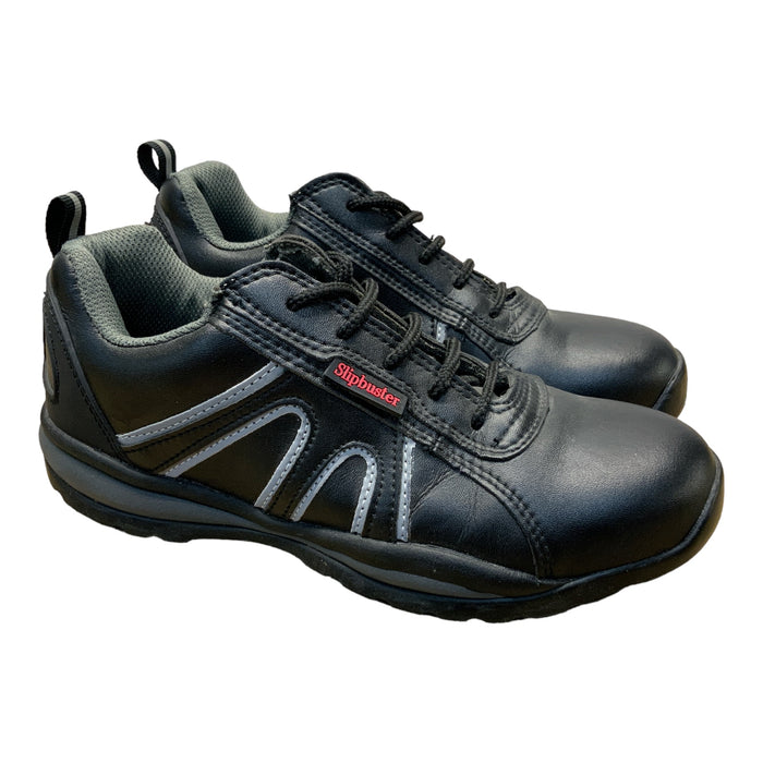 Slipbuster Footwear A708 Black Shoe Safety Trainer Grade A SBS01A
