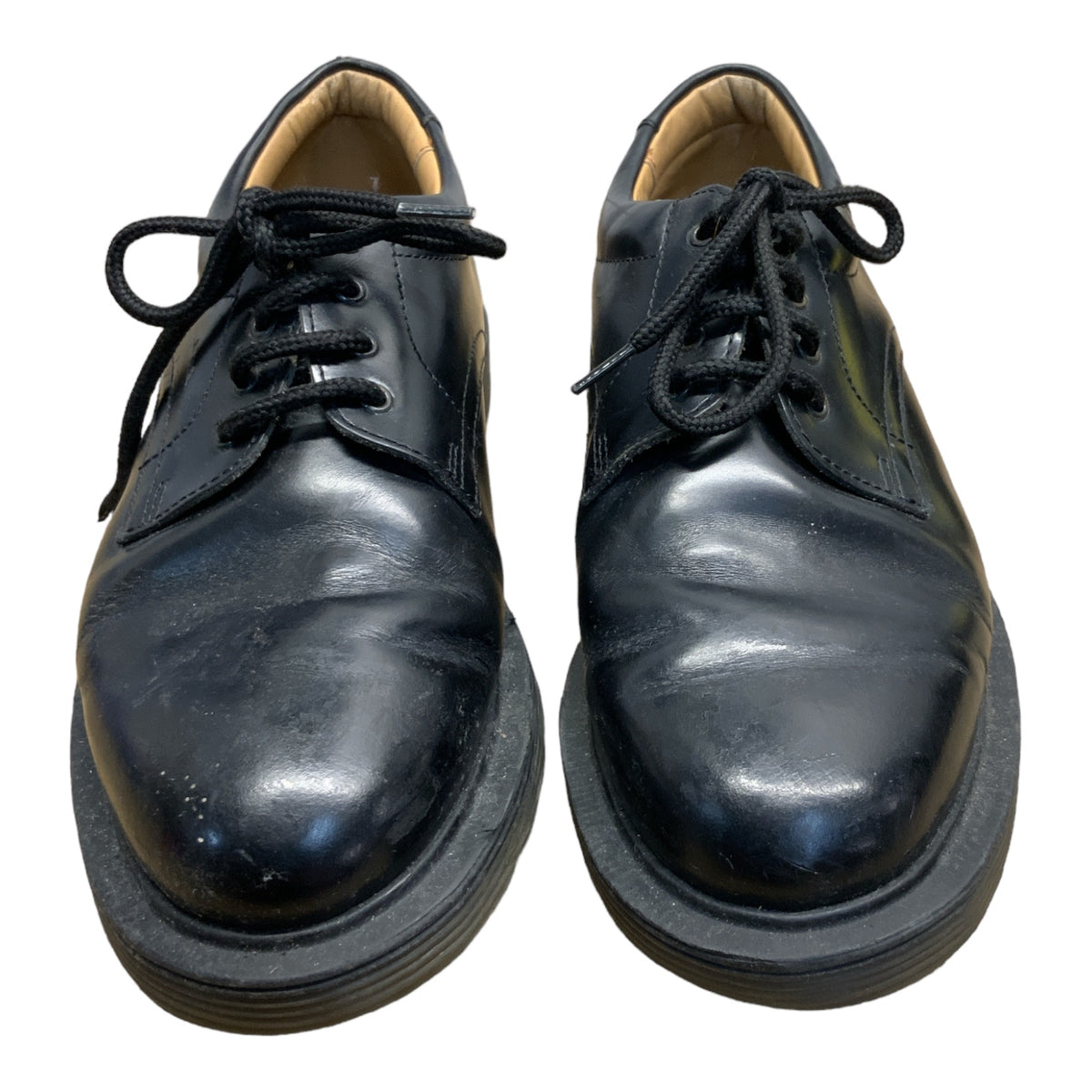 Solovair Vintage Black Lorne 4 Eyelet Leather Shoes Grade B SVS01B ...